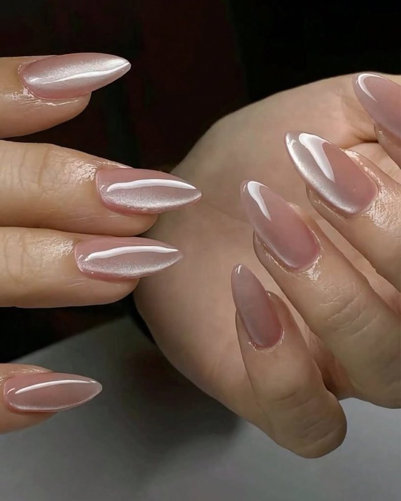 Almond Glazed Nails