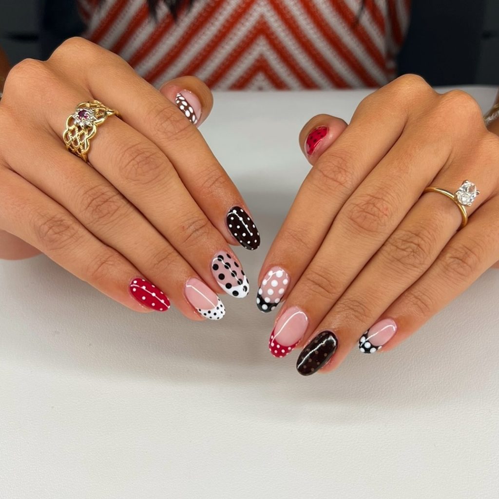 Mixed Polka Dot Set