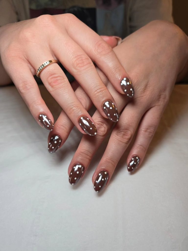 Chocolate Polka Dots