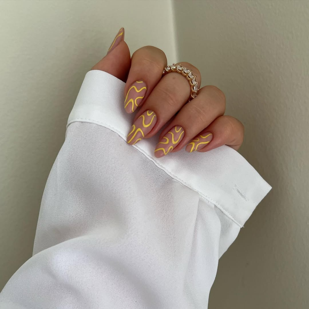 Butter Yellow + Swirls