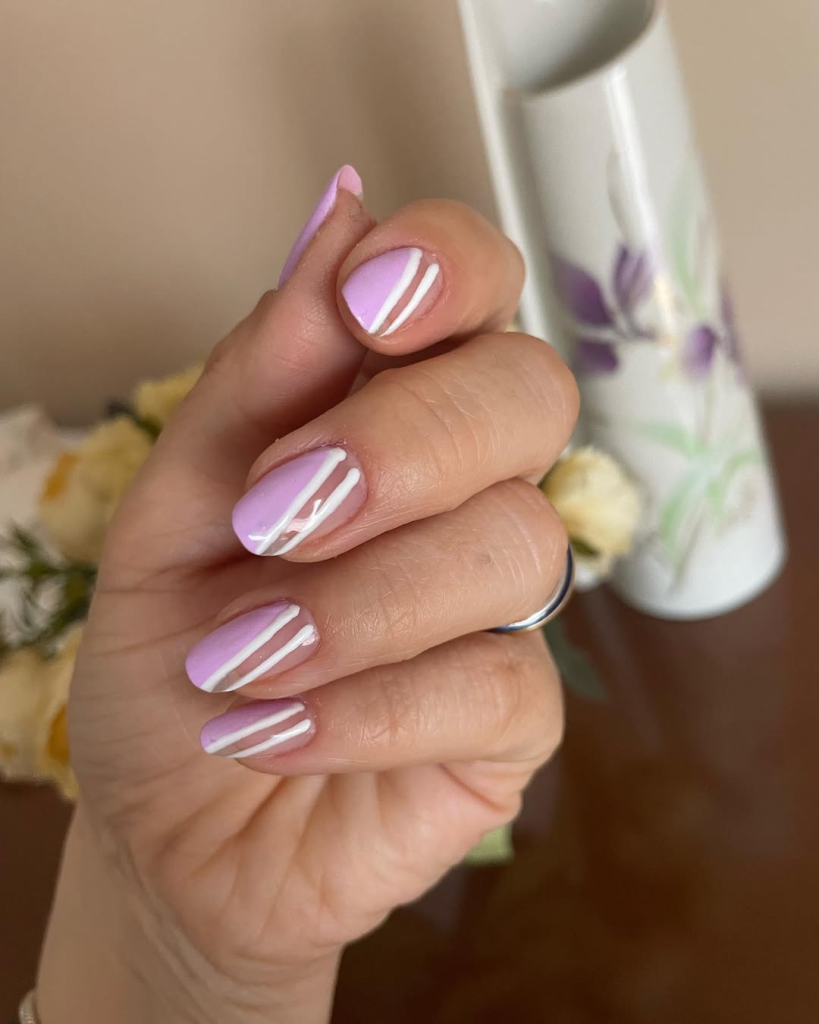 Negative Space Lavender Design