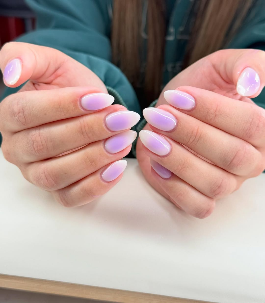Lavender Aura Nail