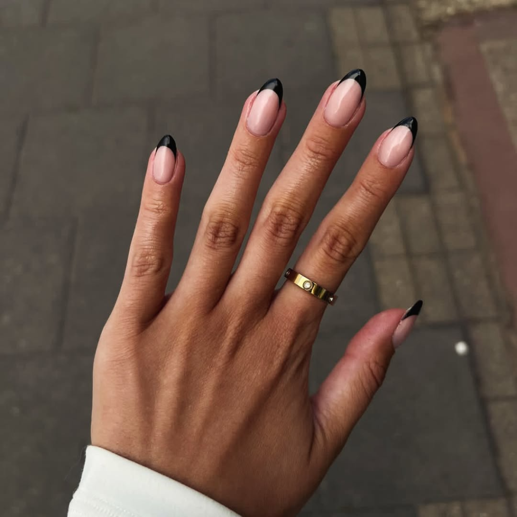 Black French Tips