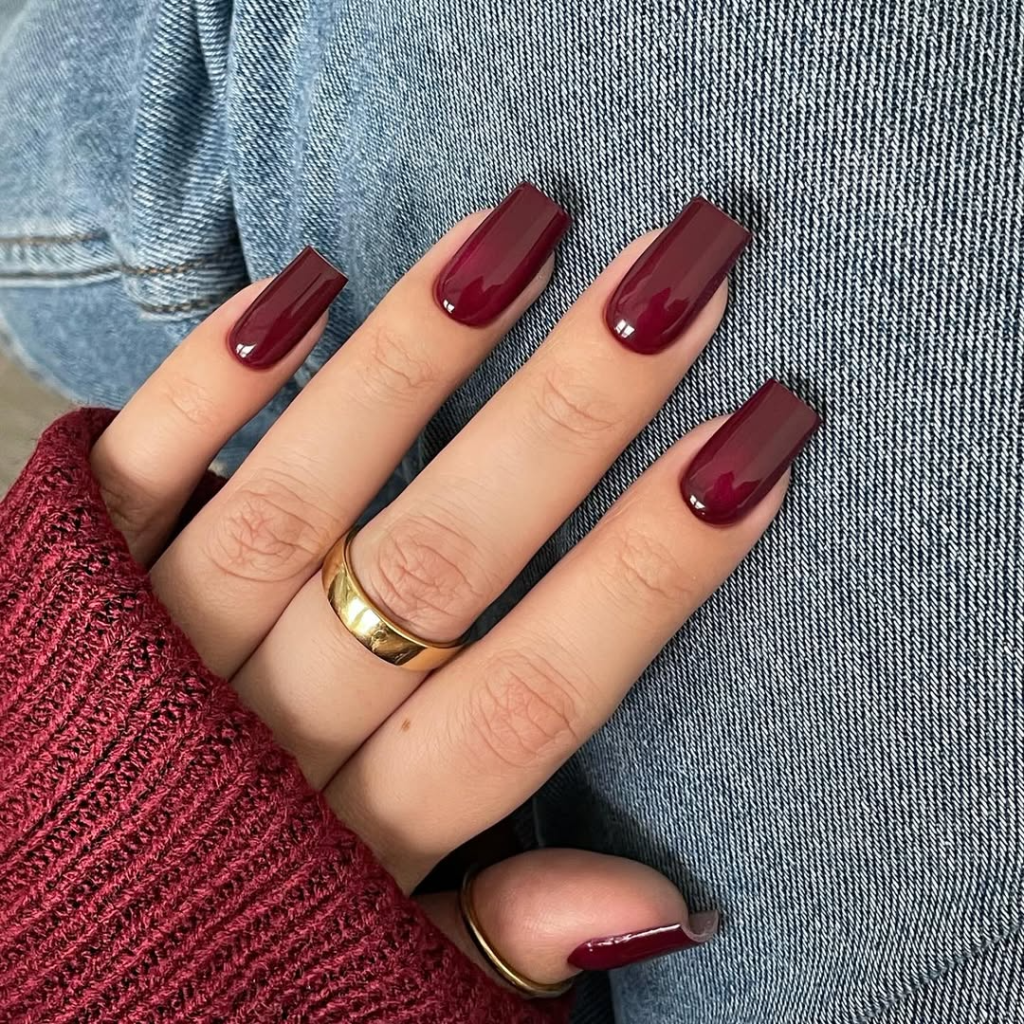 Classic Glossy Burgundy