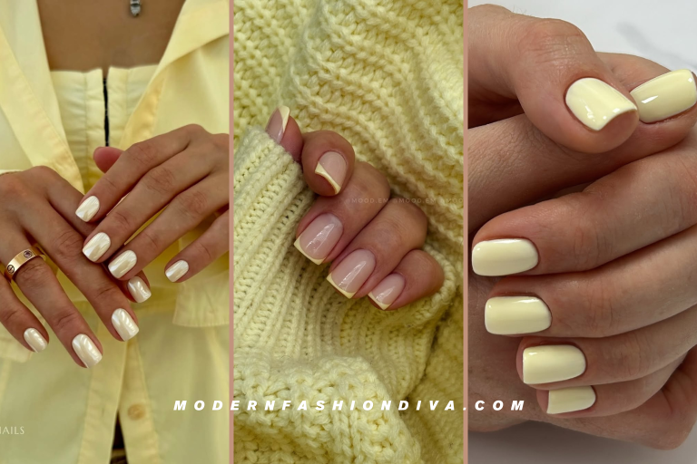 13 Timeless Butter Yellow Nail Ideas That Are Subtle Yet Stylish