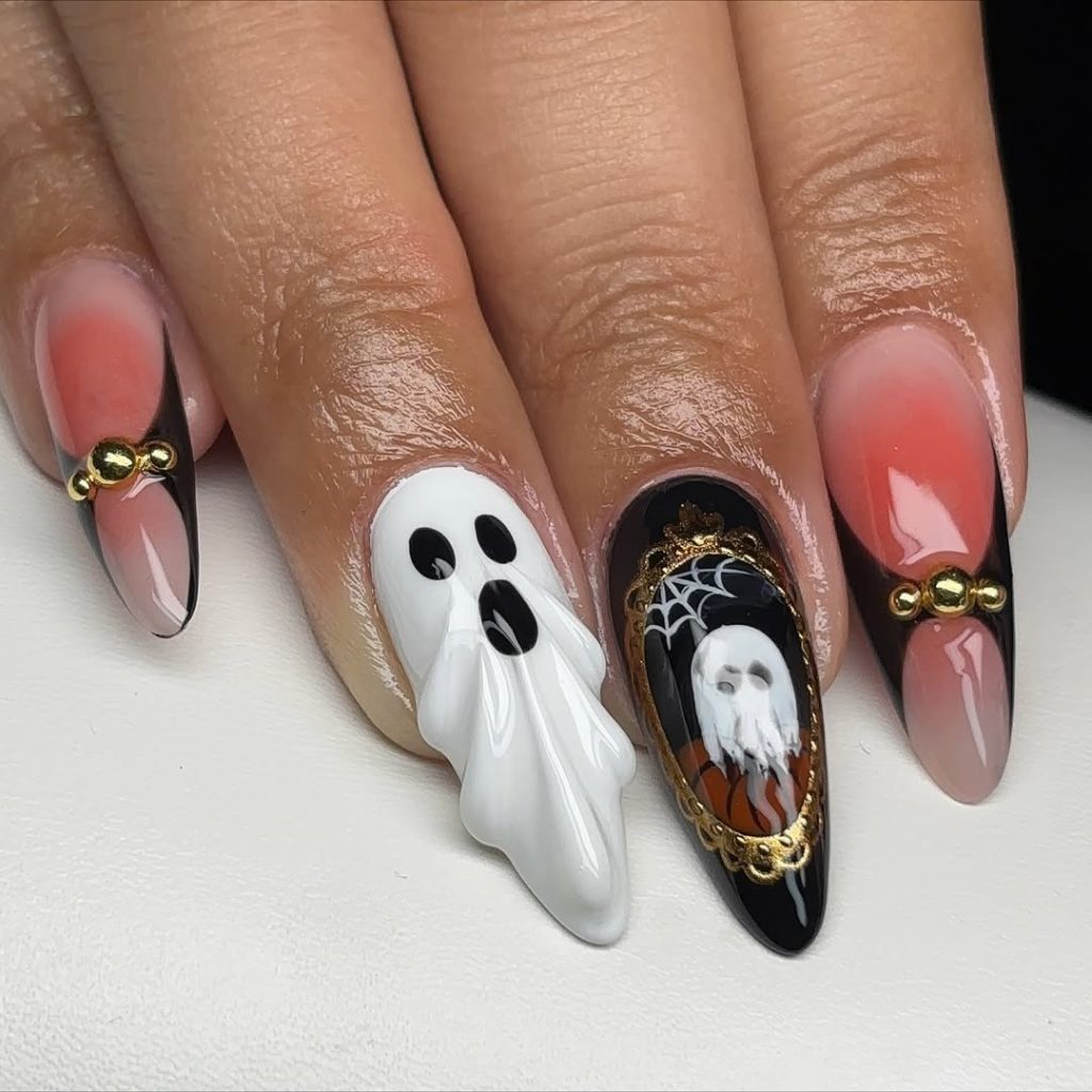 3D Ghost & Cameo Accent