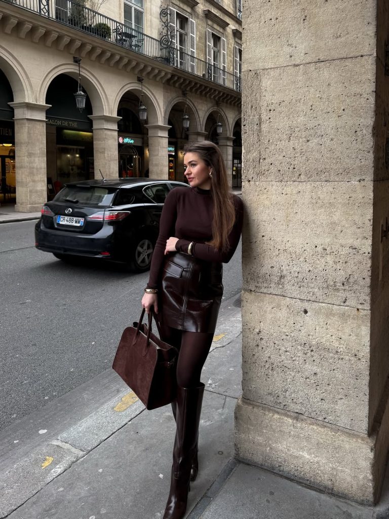 Monochrome Burgundy Statement