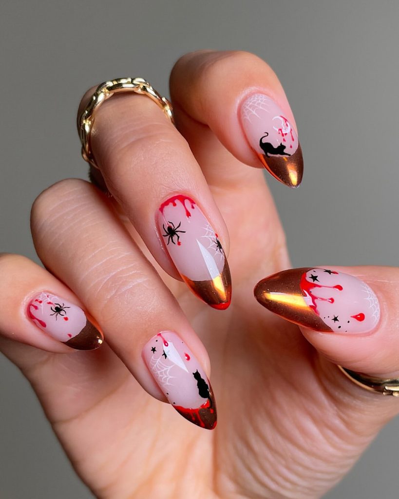 Blood Drip & Web Details