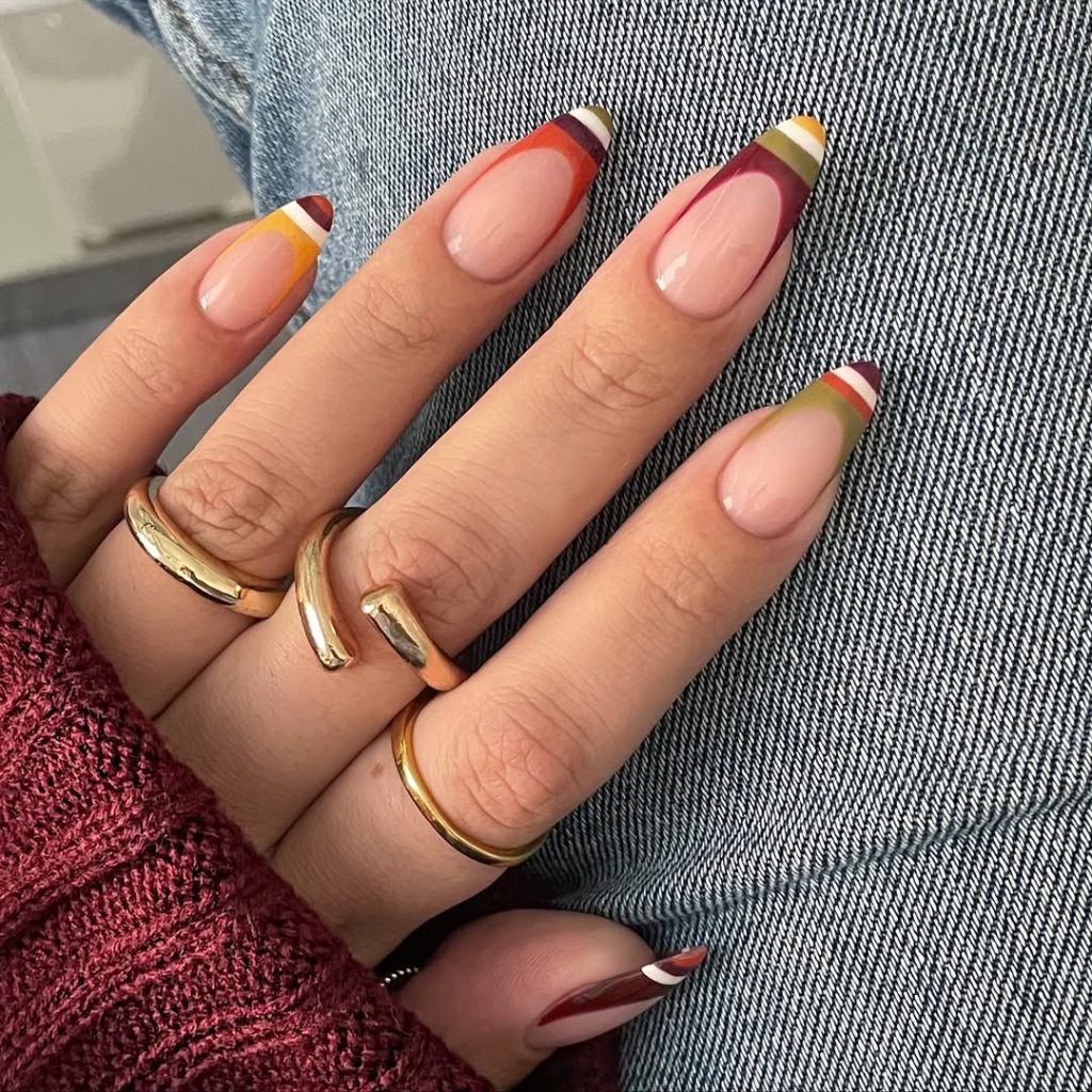 Multicolor French Tips