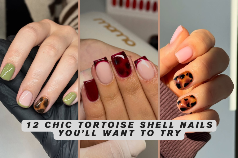 12 Chic Tortoise Shell Nails You’ll Want to Try