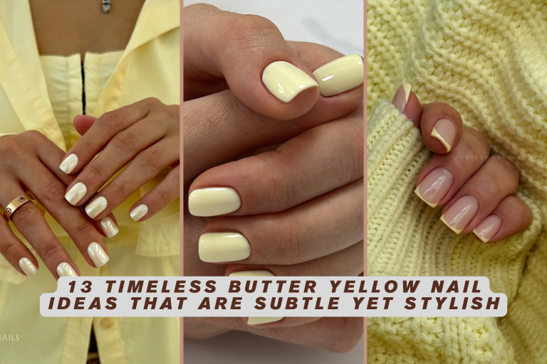 13 Timeless Butter Yellow Nail Ideas That Are Subtle Yet Stylish