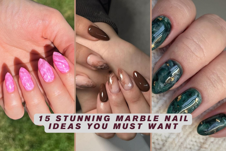 15 Stunning Marble Nail Ideas You Must Want