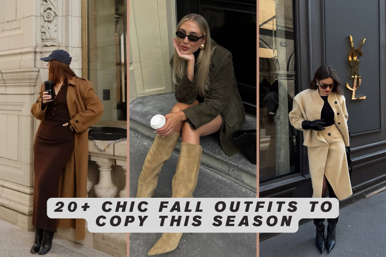 20+ Chic Fall Outfits to Copy This Season