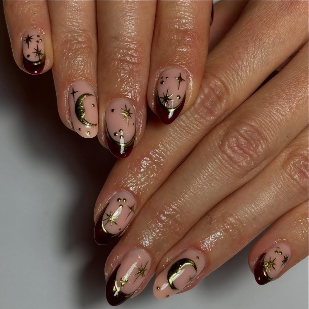 Burgundy Twilight Constellation