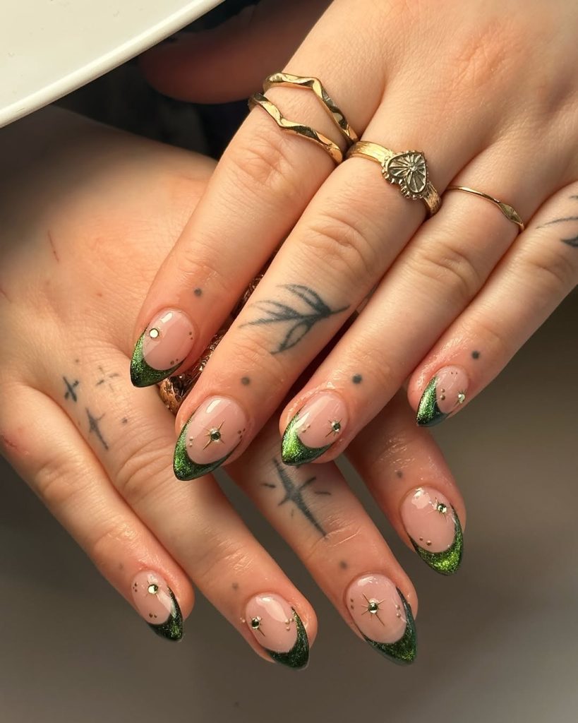 Green Star French Tips