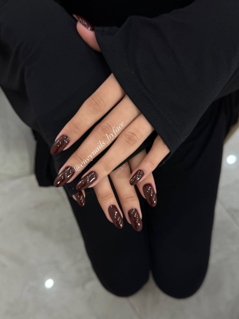 Espresso Glazed Nails