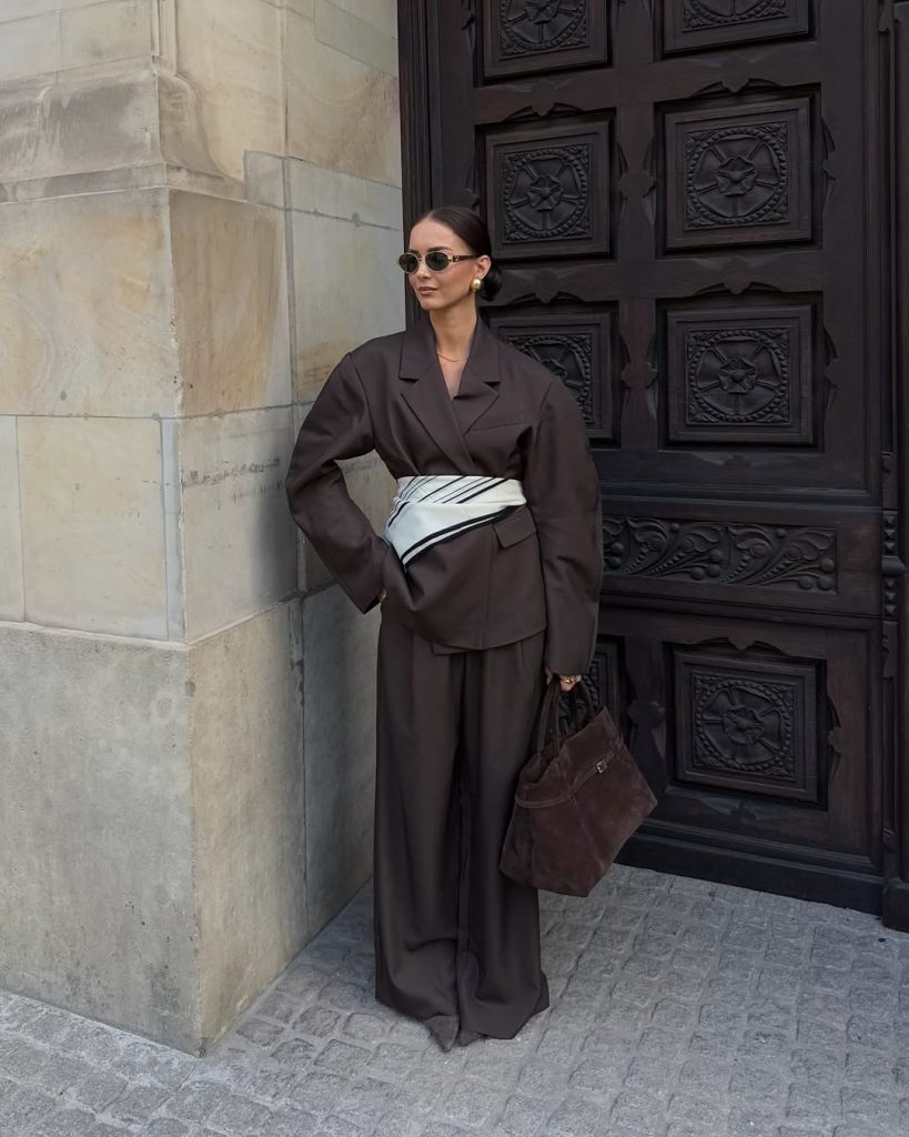 Tailored Chocolate Suiting