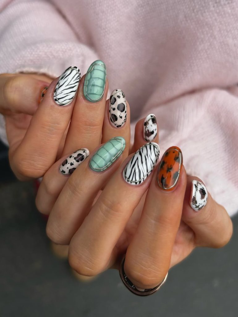 Mixed Animal Print Medley