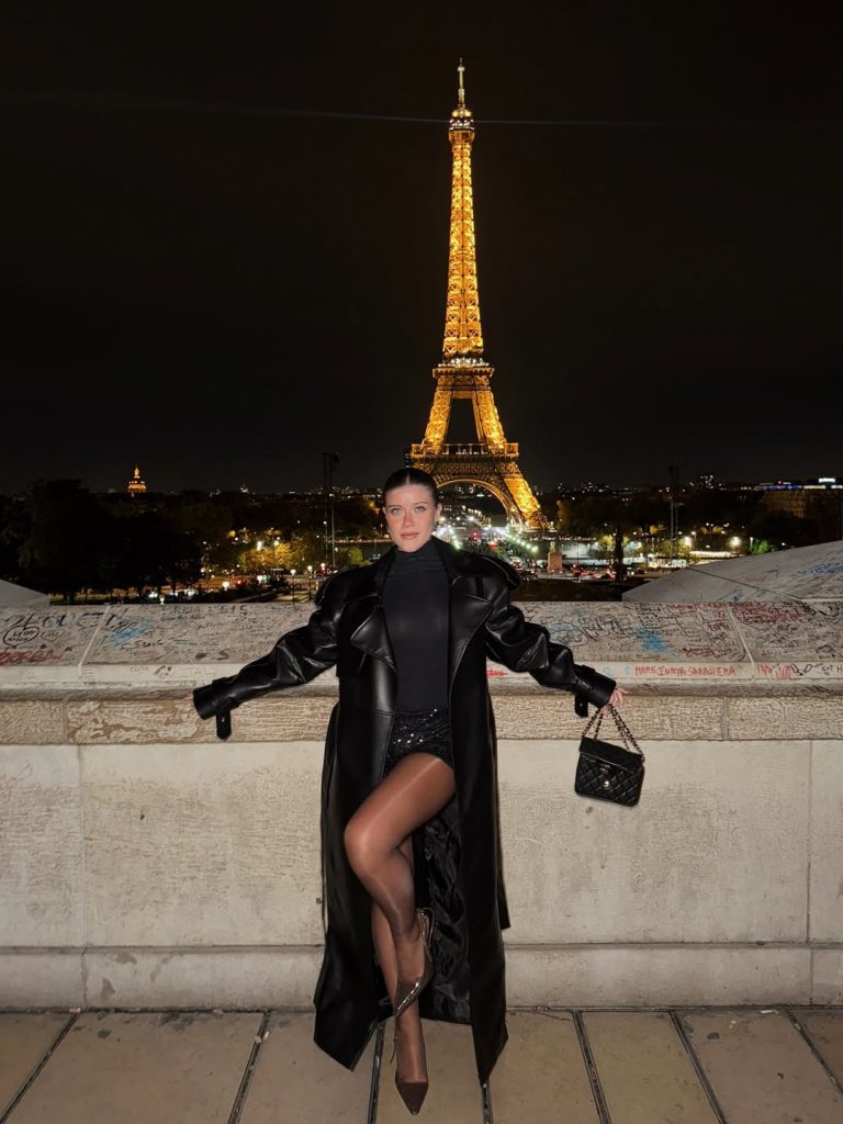 Black With a Leather Trench