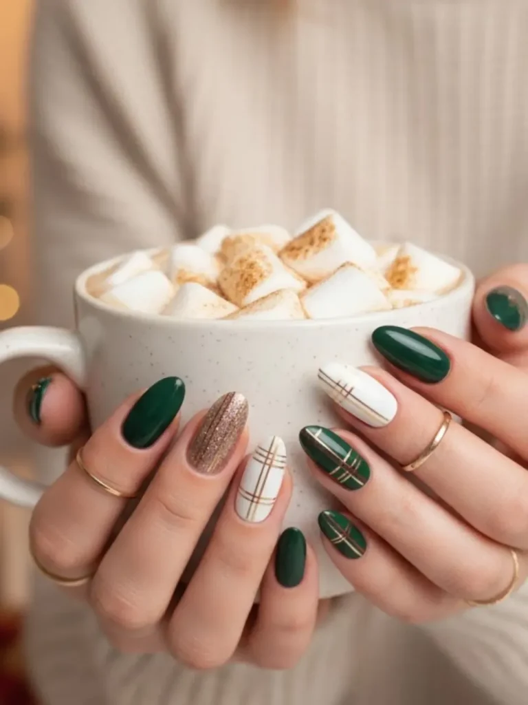 Cozy Christmas Nails