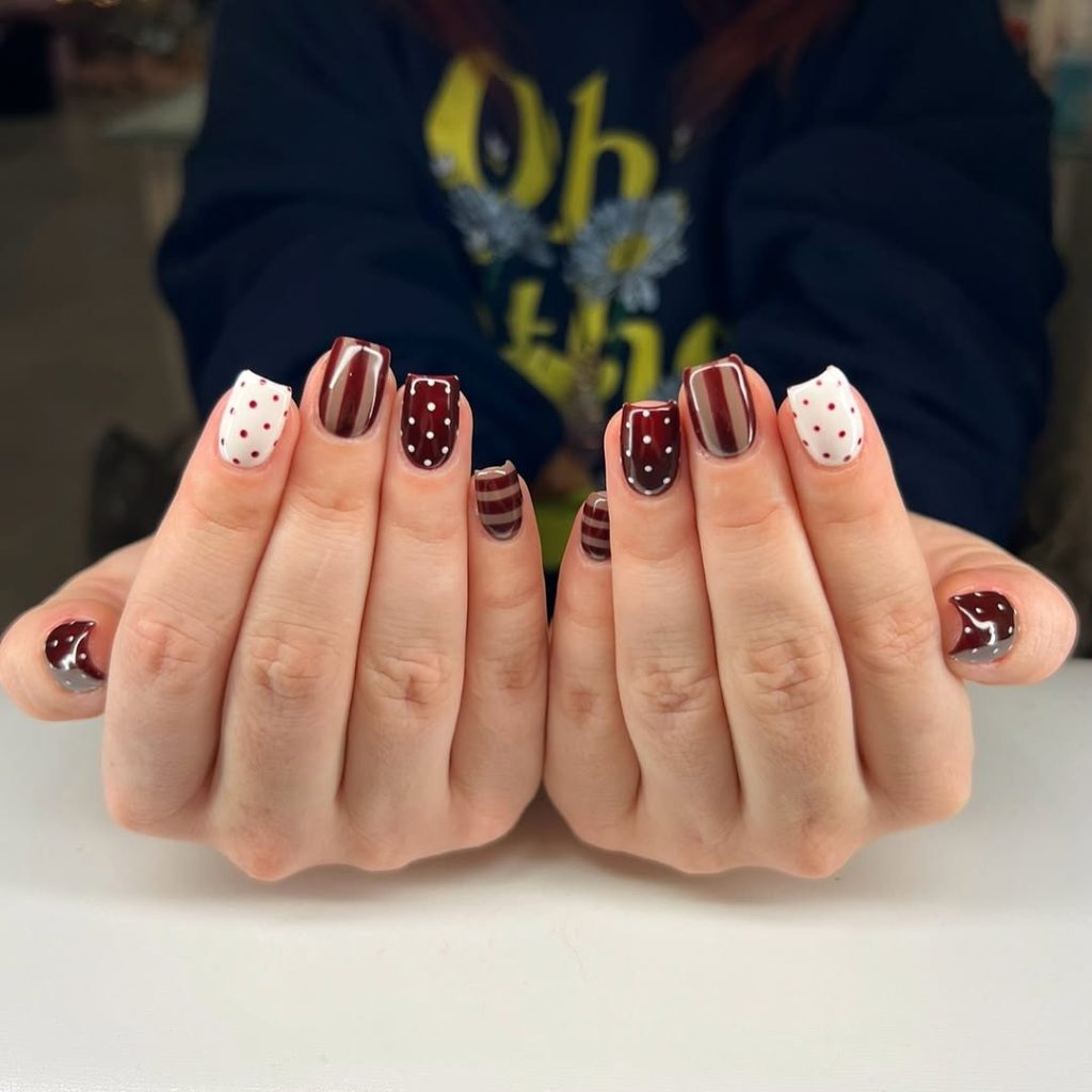 Cranberry & Cream Dots