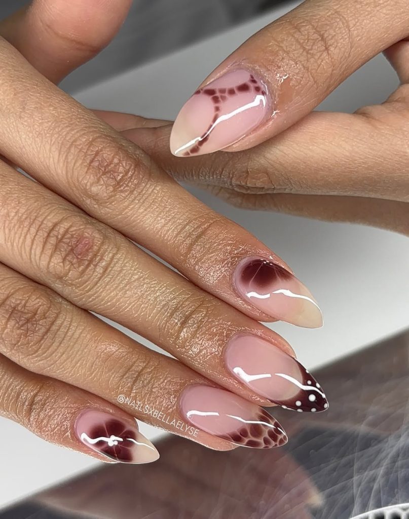 Mocha Marble Tips