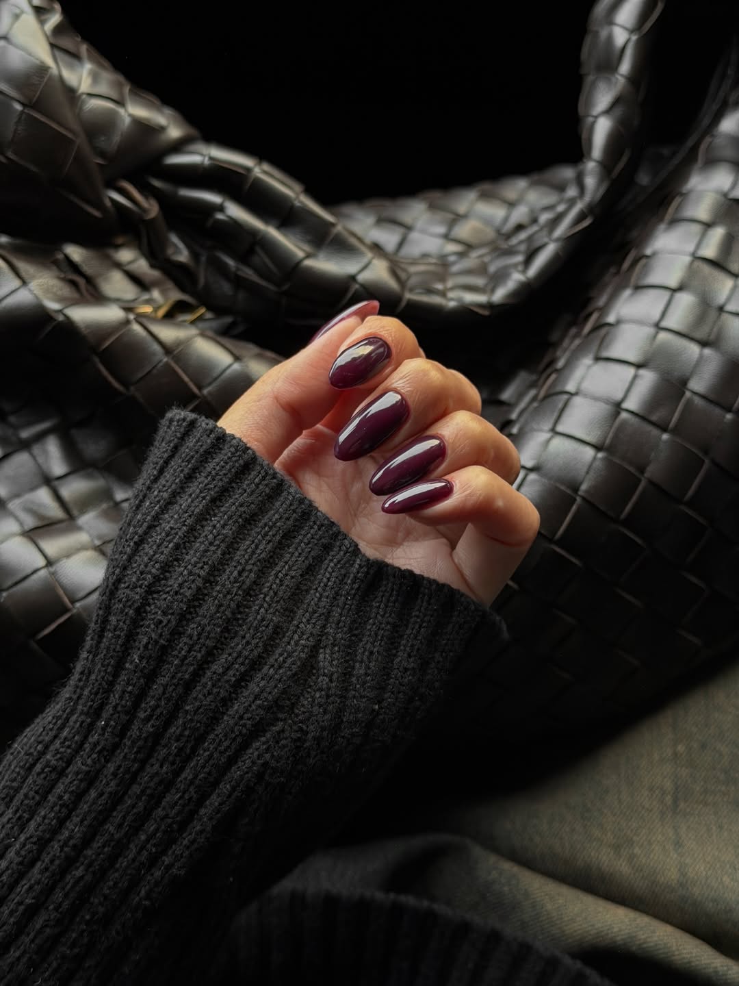 Deep Burgundy Elegance