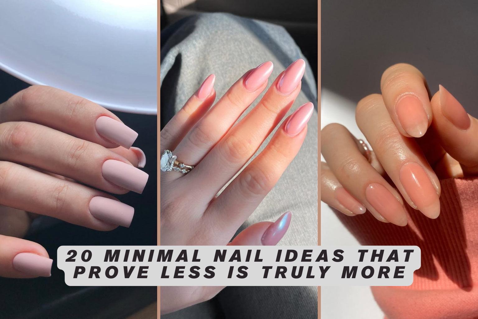 20 Minimal Nail Ideas That Prove Less Is Truly More