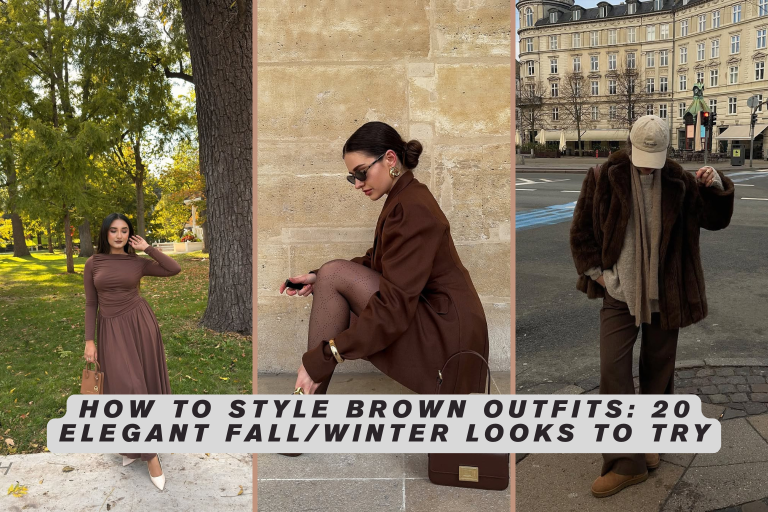 How to Style Brown Outfits: 20 Elegant Fall/Winter Looks to Try