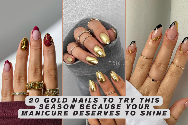20 Gold Nails to Try This Season Because Your Manicure Deserves to Shine