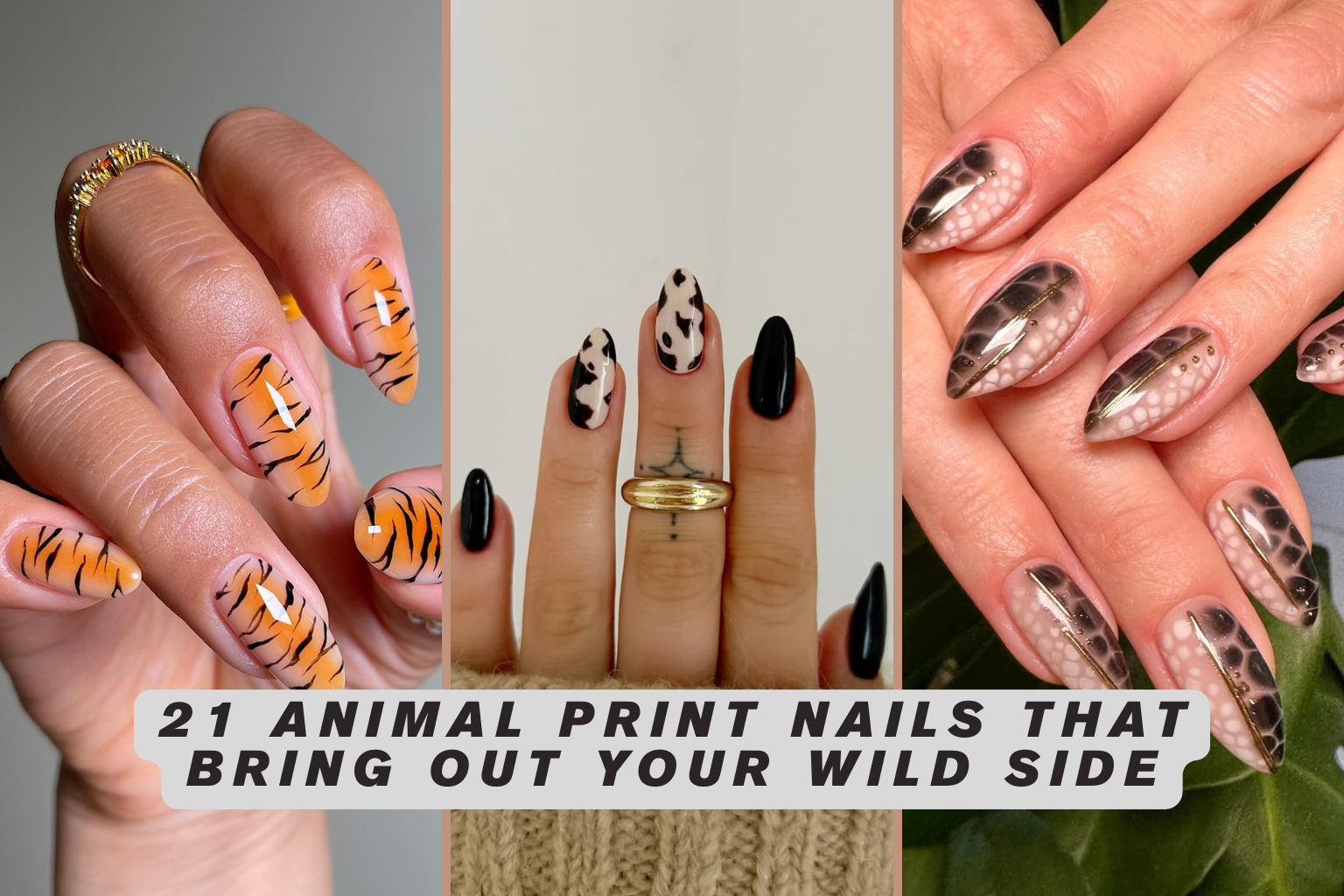 21 Animal Print Nails That Bring Out Your Wild Side