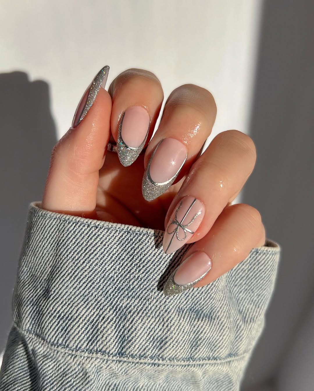 Silver French Tips