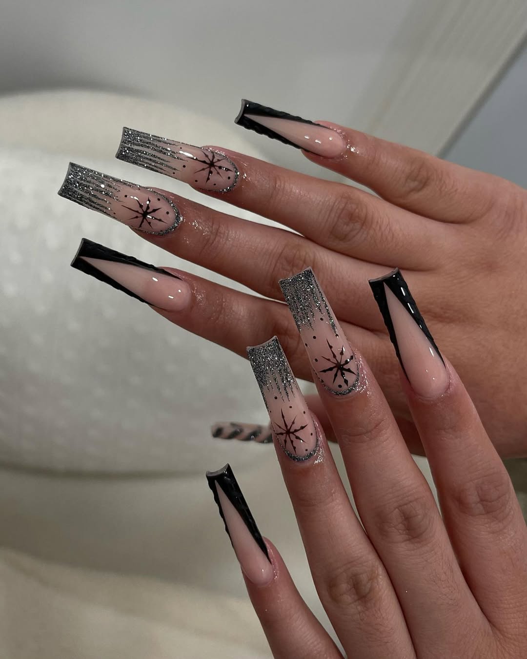 Black Edged Coffin Nails