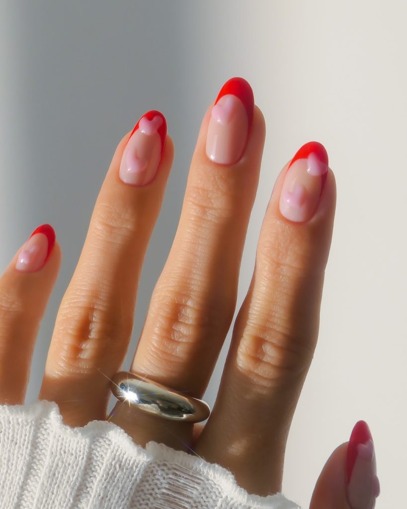 Art in Red, Pink & Cream