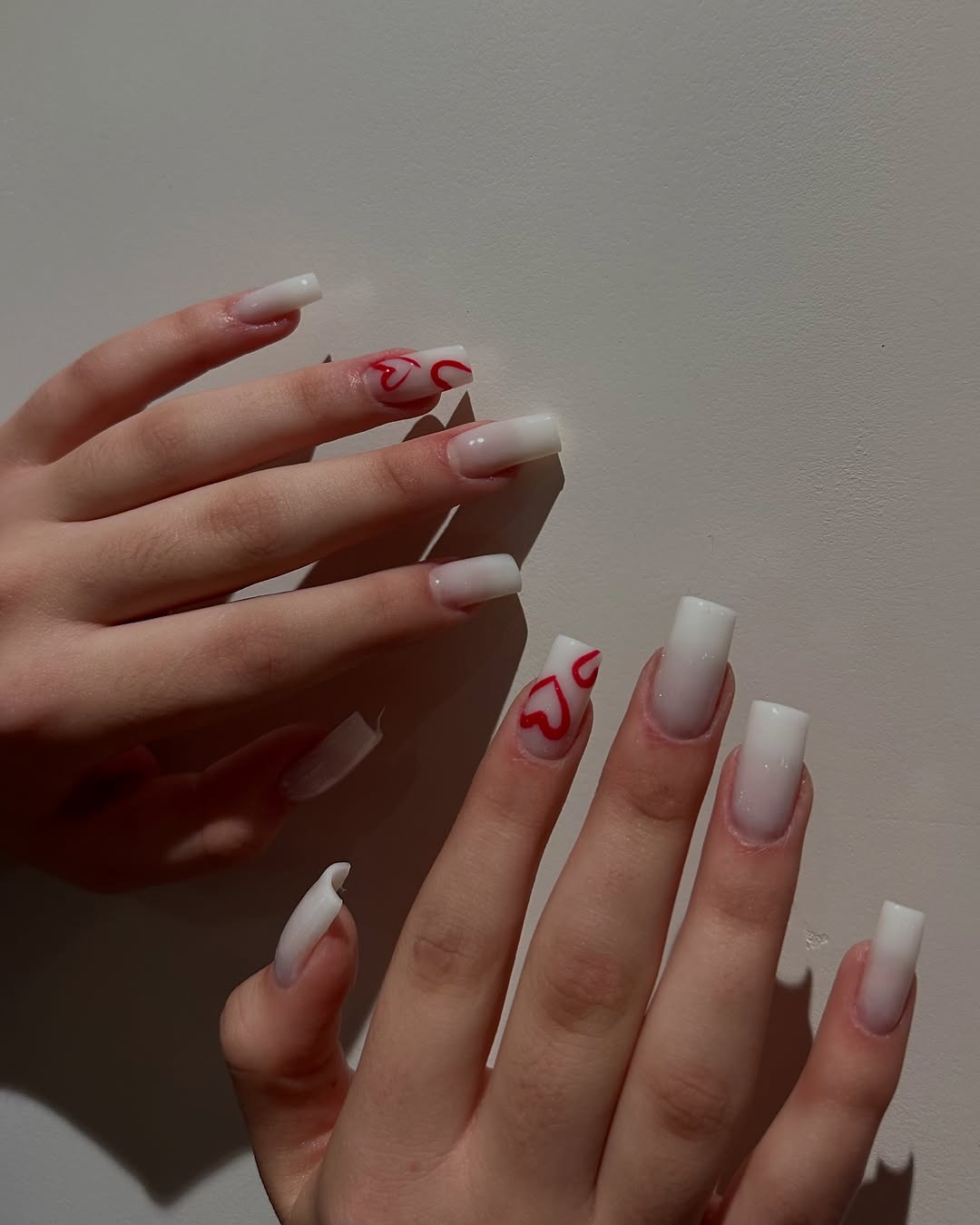 Minimal White Nails