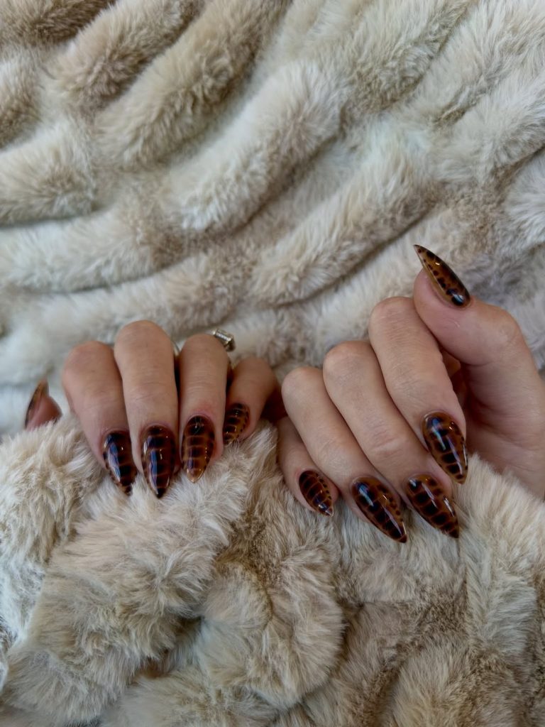 Leopard Autumn Nails