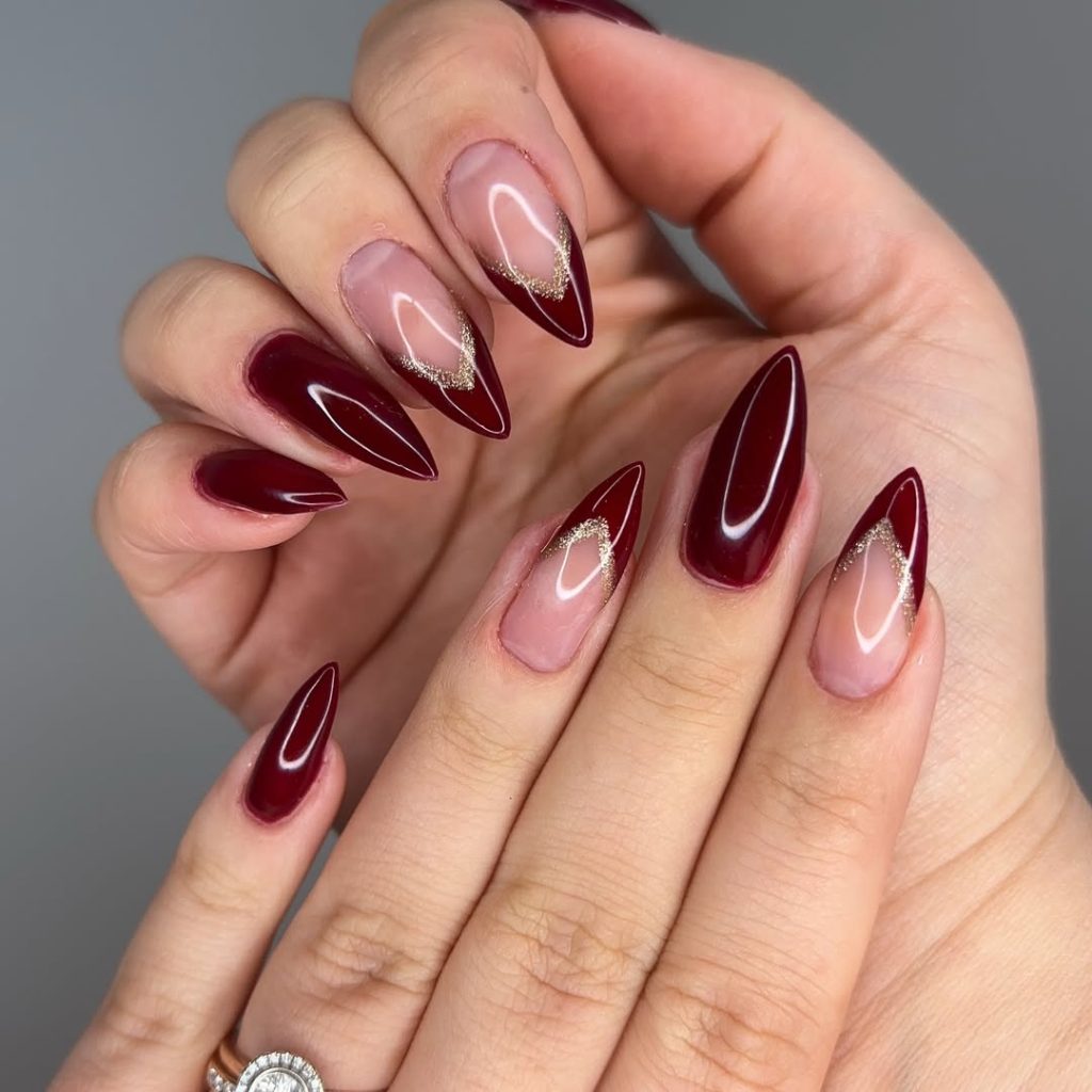 V-French with Gold Dust