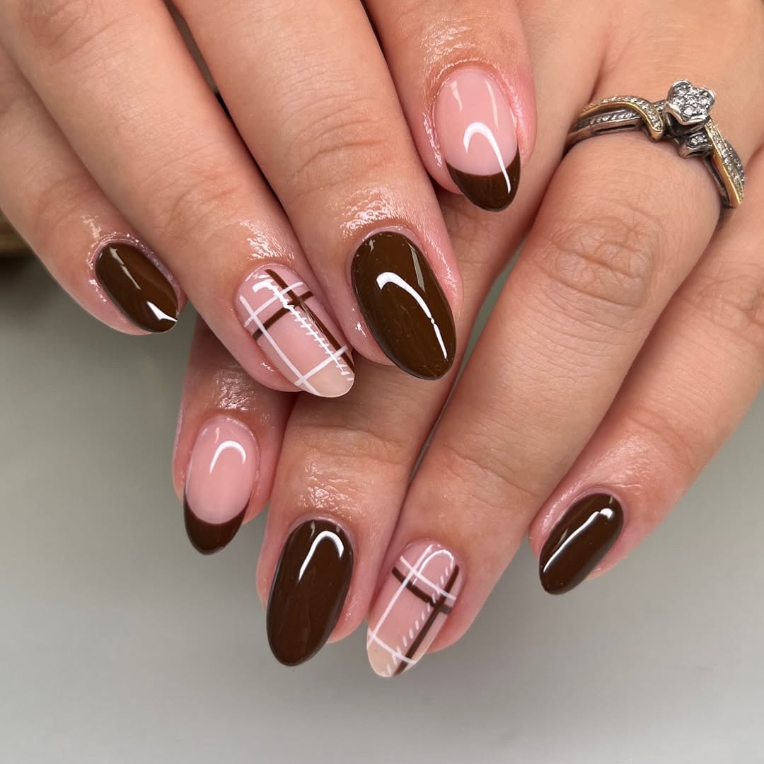 Mocha Brown Plaid