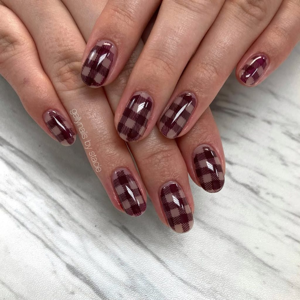 Classic Burgundy Gingham