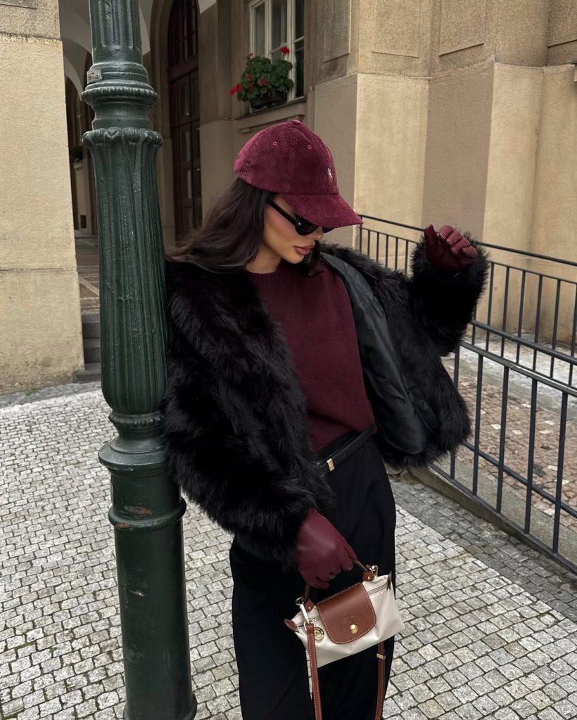 Burgundy Street Luxe with Black 