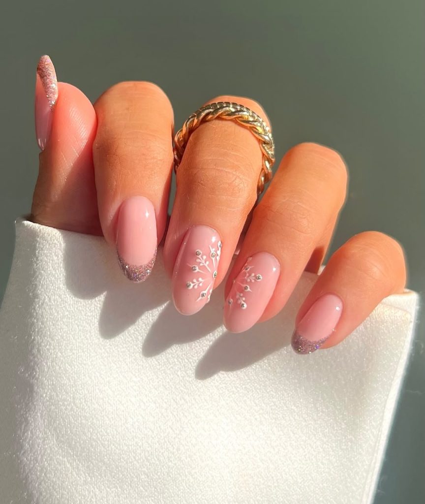 Snowflake Glam with Crystal Details