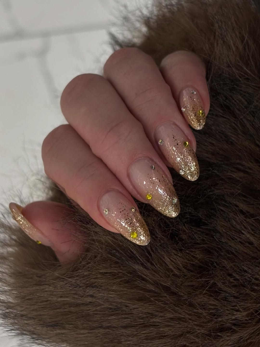 Champagne Glitter Ombre