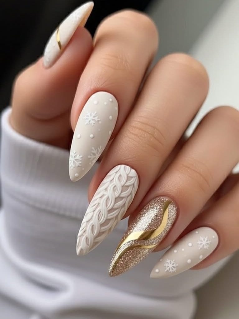 Sweater and Gold Accents