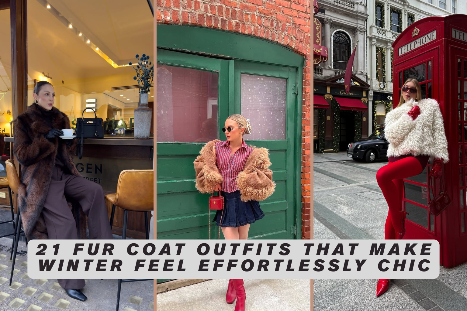 21 Fur Coat Outfits That Make Winter Feel Effortlessly Chic