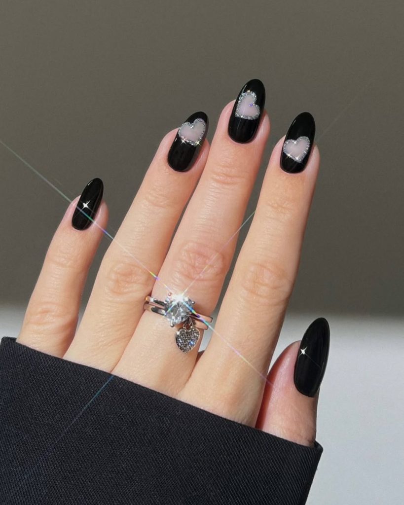 All-Black with Heart