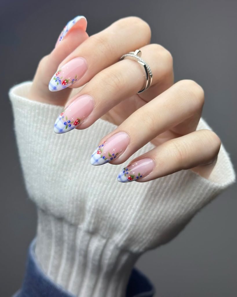 Blue-Inspired Nails