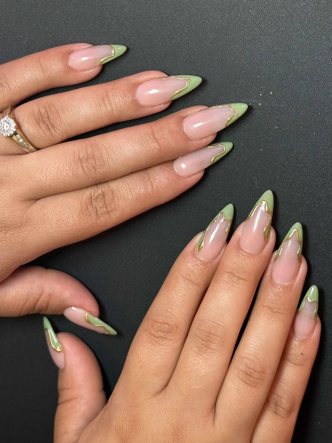Sage & Gold Accents