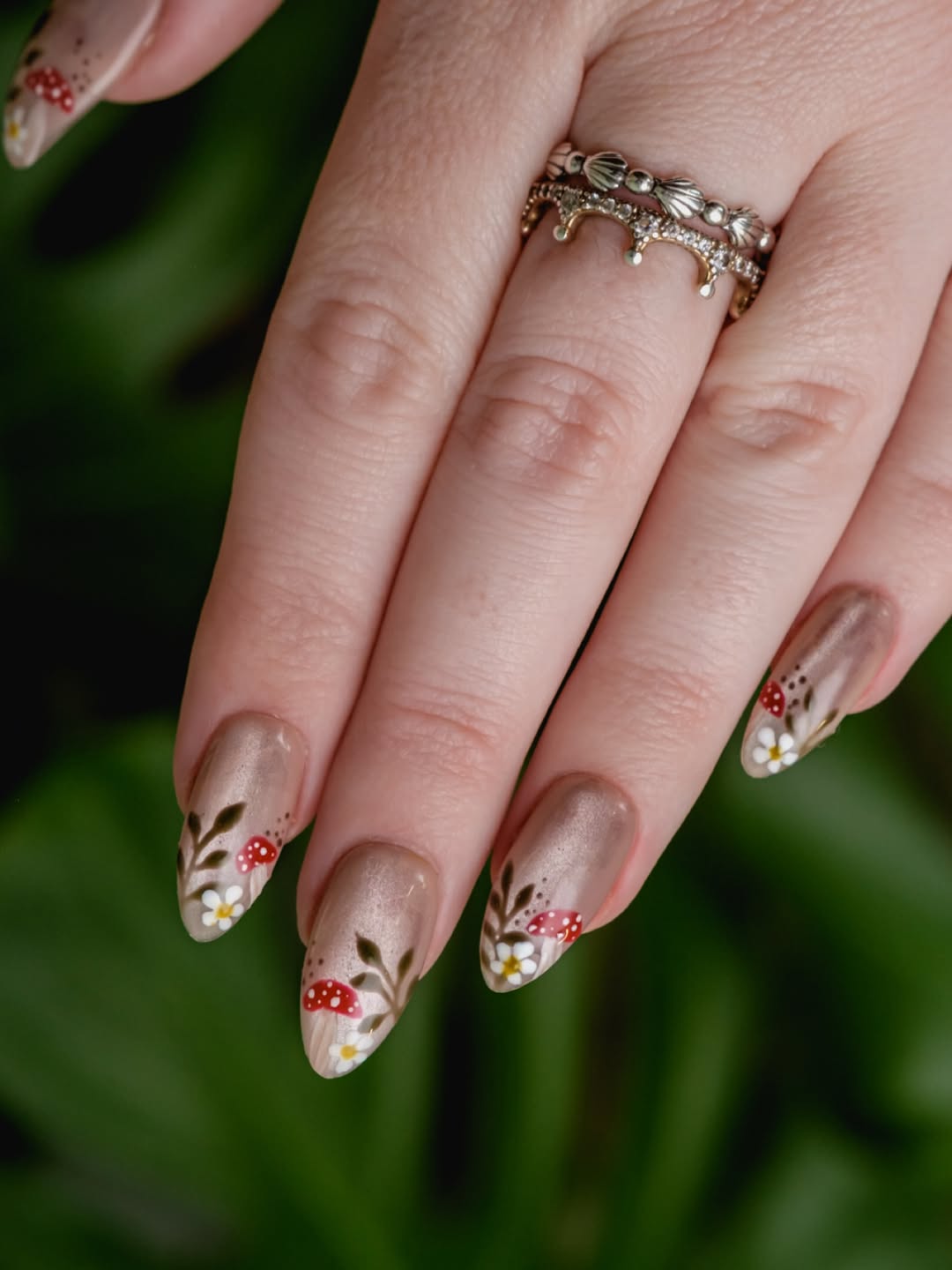 Mushroom Cottage Nails