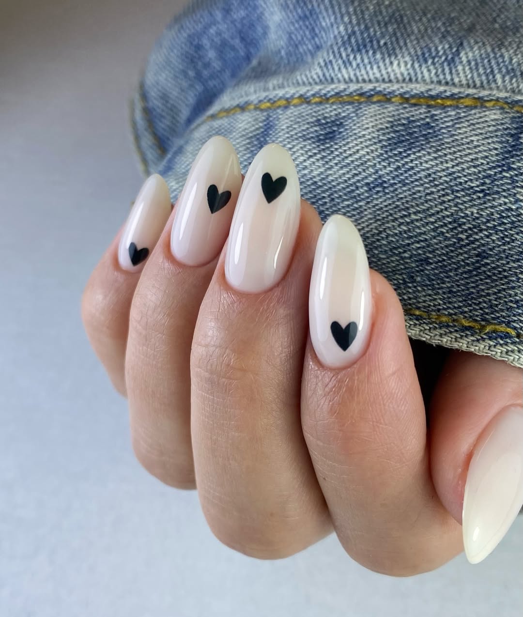 Black Hearts on Nude