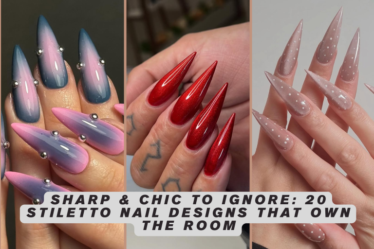 Sharp & Chic to Ignore: 20 Stiletto Nail Designs That Own the Room